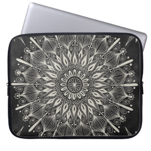 Capa Para Notebook Do "A bolsa de laptop da mandala vintage" -