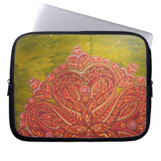 Capa Para Notebook Do "caixa do laptop do espaço coração" (pintada em