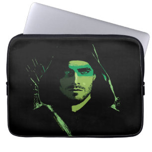 Capa Para Notebook Do verde verde da seta da seta   entalhe