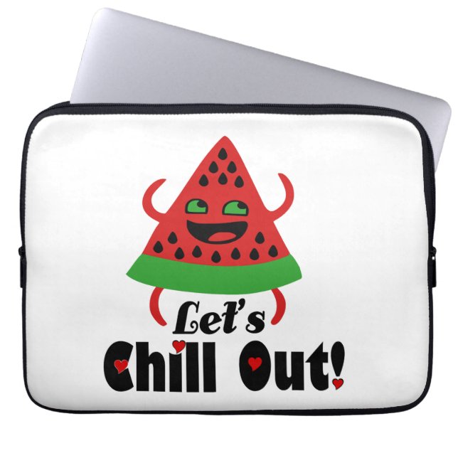 Capa Para Notebook ❤️ 🍉 Do Watermelon Dance & Chill 😋 (Frente)