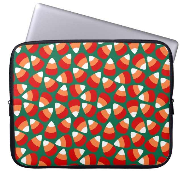 Capa Para Notebook Doce de Milho Temático de Outono em Verde (Frente)
