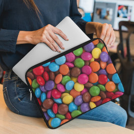 Capa Para Notebook Doces Coloridos, Botões Doces, Doces, Comida