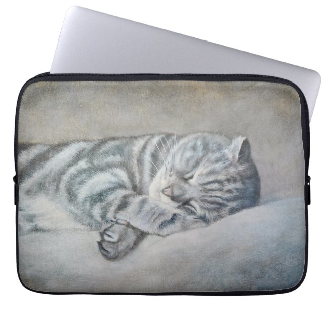 Capa Para Notebook Doces Sonhos de um Shorthair Britânico (Frente)
