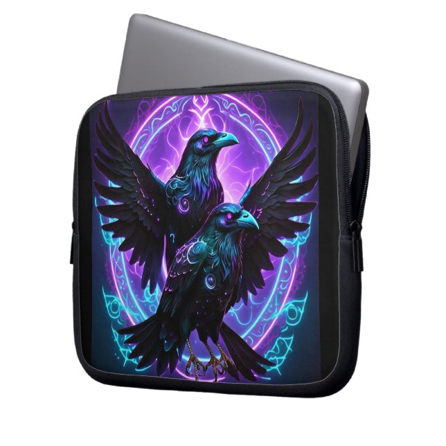 Capa Para Notebook Dois Eletrônicos Ravens Bag (Frente Esquerda)