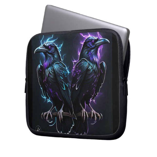 Capa Para Notebook Dois Eletrônicos Ravens Bag (Frente Esquerda)