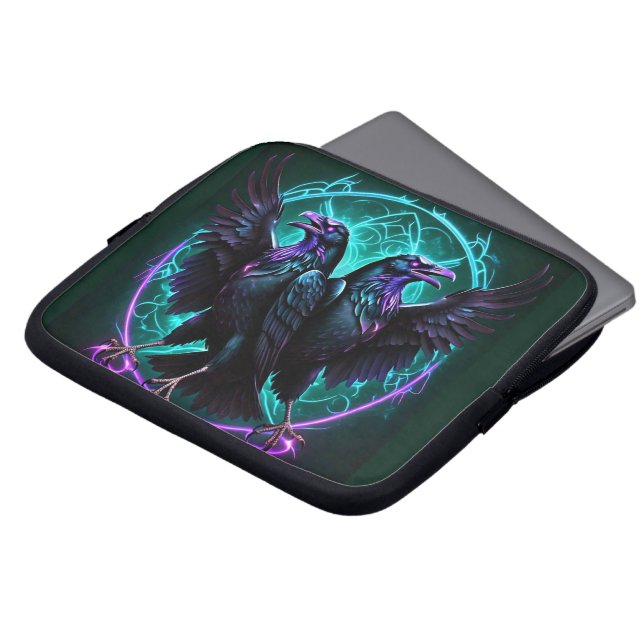 Capa Para Notebook Dois Eletrônicos Ravens Bag (Frente Topo)