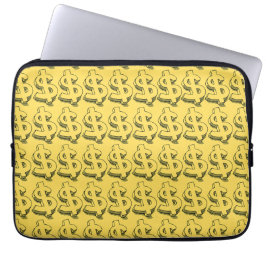 Capa Para Notebook dolar dourado