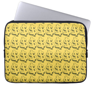 Capa Para Notebook dolar dourado