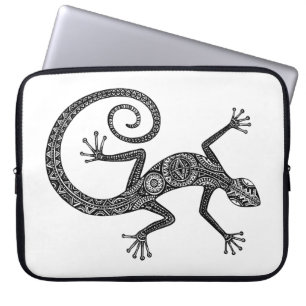 Capa Para Notebook Doodle do lagarto ou da salamandra