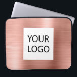 Capa Para Notebook Dourado Metálico rosa rosa rosa - Promocional de l<br><div class="desc">Cor rosa rosa rosa rosa Dourada Faux Metálico Stainless Steel Elegante Logotipo Personalizado Laptop Bag ou Capa Promocional. Este caso pode ser personalizado para incluir o logotipo da sua empresa ou da sua empresa.</div>