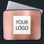 Capa Para Notebook Dourado Metálico rosa rosa rosa - Promocional de l<br><div class="desc">Cor rosa rosa rosa rosa Dourada Faux Metálico Stainless Steel Elegante Logotipo Personalizado Laptop Bag ou Capa Promocional. Este caso pode ser personalizado para incluir o logotipo da sua empresa ou da sua empresa.</div>
