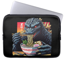 Capa Para Notebook Dragão comendo ramen 