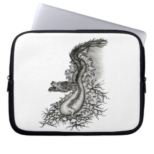 Capa Para Notebook Dragão da China em Tattoostyle