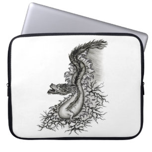 Capa Para Notebook Dragão de China em Tattoostyle