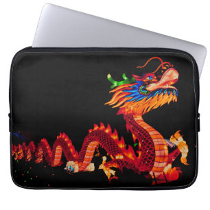Capa Para Notebook Dragão de Parada Chinês brilhante