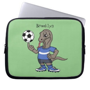 Capa Para Notebook Dragão Komodo engraçado bonito jogando cartoon de 