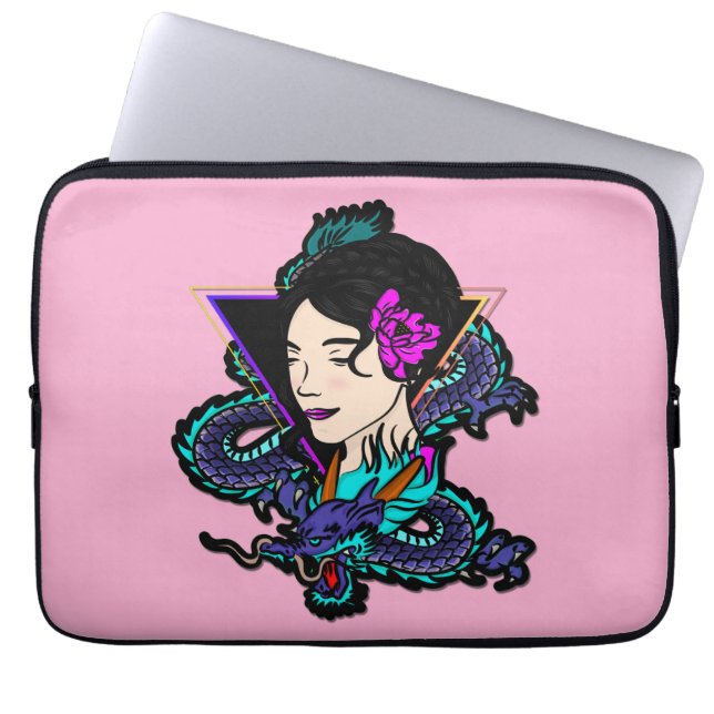 Capa Para Notebook Dragon Girl (Frente)