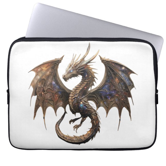 Capa Para Notebook Dragon laptop sleeve (Frente)