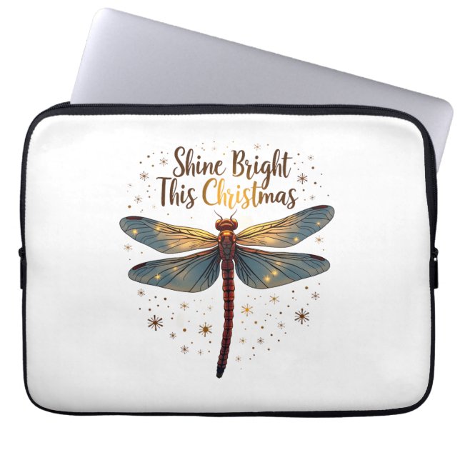 Capa Para Notebook Dragonfly Estrela de Natal (Frente)