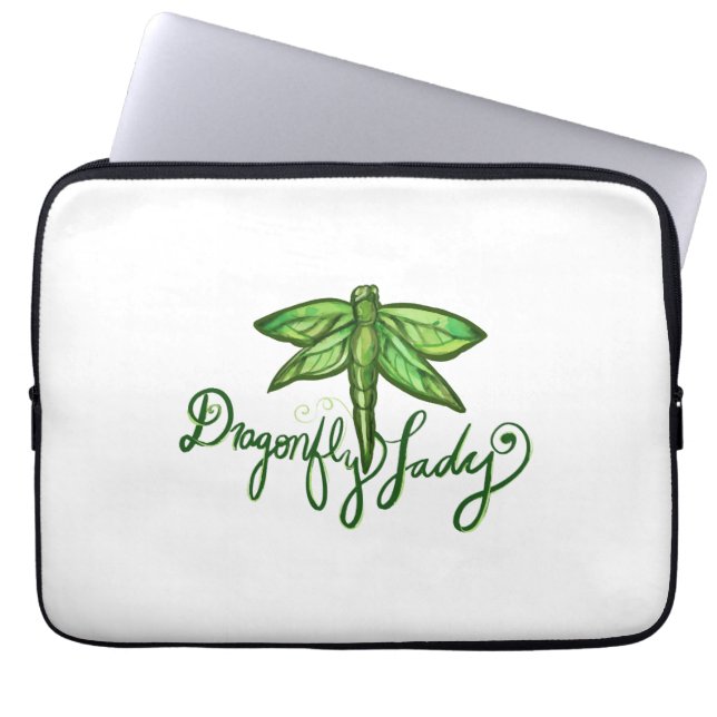 Capa Para Notebook Dragonfly Lady (Frente)