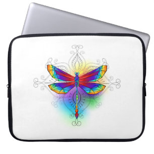 Capa Para Notebook Dragonfly Poligonal