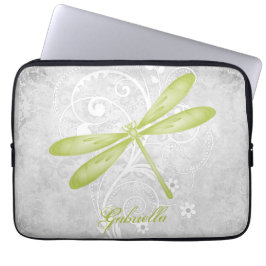 Capa Para Notebook Dragonfly Verde Personalizada