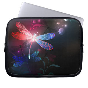 Capa Para Notebook Dragonfly vermelha