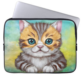 Capa Para Notebook Drawing Cat