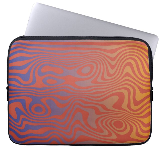 Capa Para Notebook Dream Flow l Abstract Trippy Pattern - No. 01 (Frente)