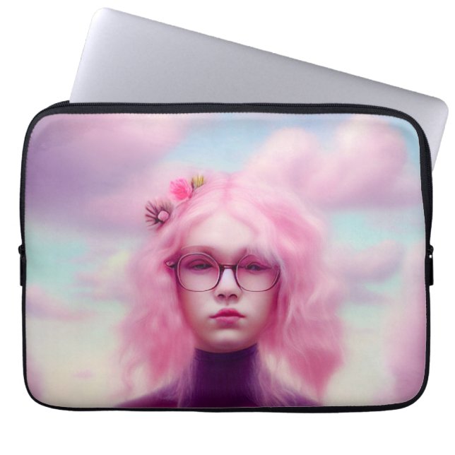 Capa Para Notebook Dreamy Rosa (Frente)