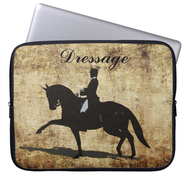 Capa Para Notebook Dressage - Saco de Laptop equestre (Frente)