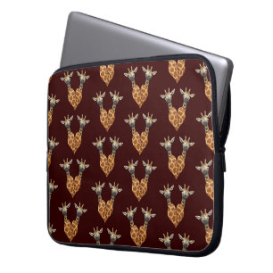Capa Para Notebook Duas girafas adoráveis