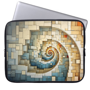Capa Para Notebook Dubman Does Design: Monograma Fibonacci Naturals