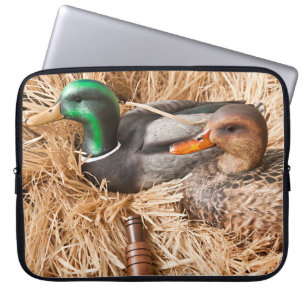 Capa Para Notebook Duck Call Mallard Drake Caça Caso De Laptop De 15"
