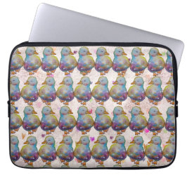 Capa Para Notebook Duck named Rainbow