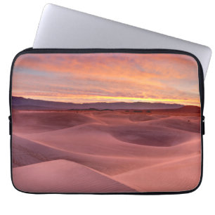 Capa Para Notebook Dunas de areia rosa, Vale da Morte, CA