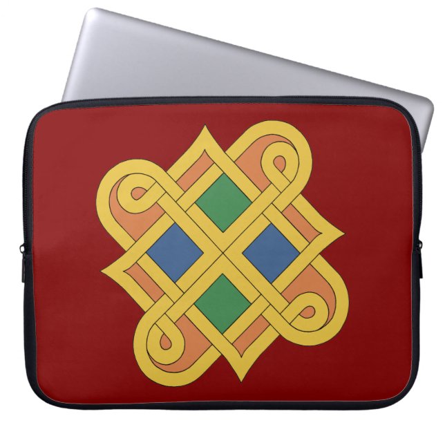 Capa Para Notebook Durrow Knotwork 2016 (Frente)