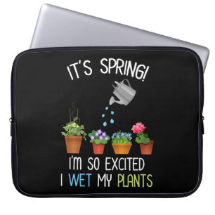 Capa Para Notebook É Primavera! Estou tão animado que molhei minhas