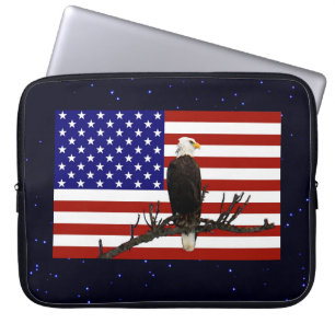 Capa Para Notebook Eagle Bald Vigilância