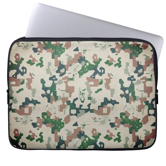 Capa Para Notebook Earth Pixel Woodland  (Frente)