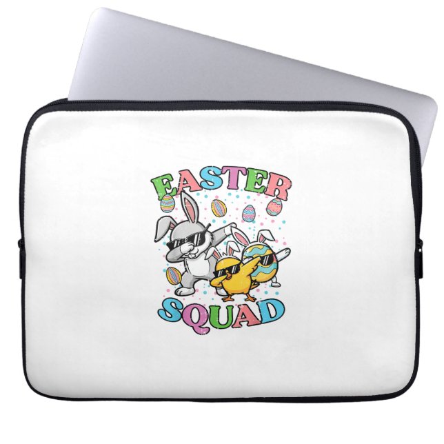 Capa Para Notebook Easter Squad Bunny Egg Chick Dab Crew Matching Men (Frente)