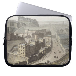 Capa Para Notebook Edimburgo, do monte de Calton, 'de uma viagem ao
