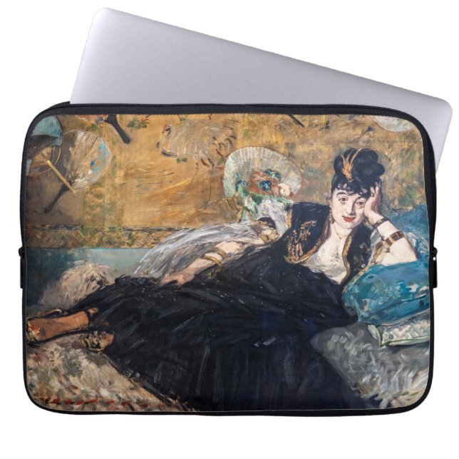 Capa Para Notebook Edouard Manet - Senhora com ventiladores (Frente)