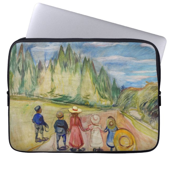 Capa Para Notebook Edvard Munch - A Floresta de Fairytale (Frente)