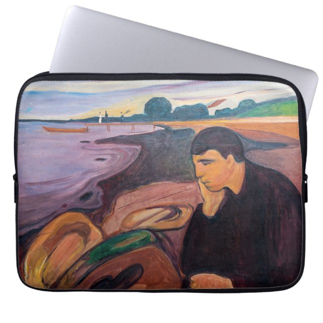 Capa Para Notebook Edvard Munch - Melancholy 1894 (Frente)