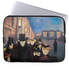 Capa Para Notebook Edvard Munch - Noite em Karl Johan Street
