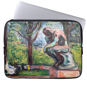 Capa Para Notebook Edvard Munch - O Pensador de Rodin