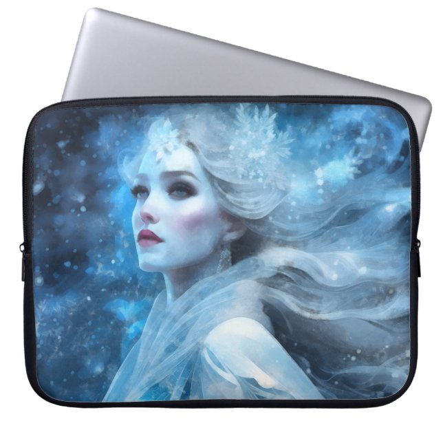 Capa Para Notebook Eethal Frozen Snow Queen Fantasy Art (Frente)