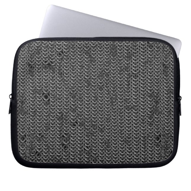 Capa Para Notebook Efeito de Cadeia de Correio Templário dos Cavaleir (Frente)