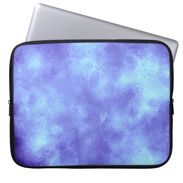 Capa Para Notebook Efeito de Nuvem de Tempestade Azul (Frente)